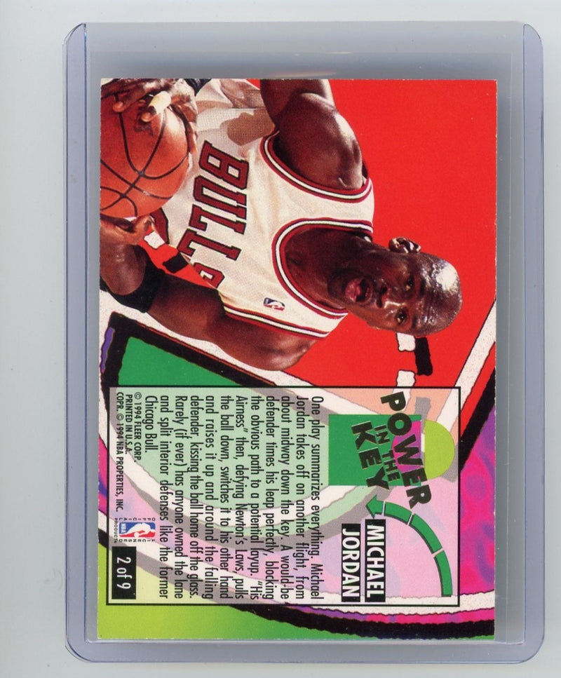 Michael Jordan 1994 Fleer Ultra Power in the Key 