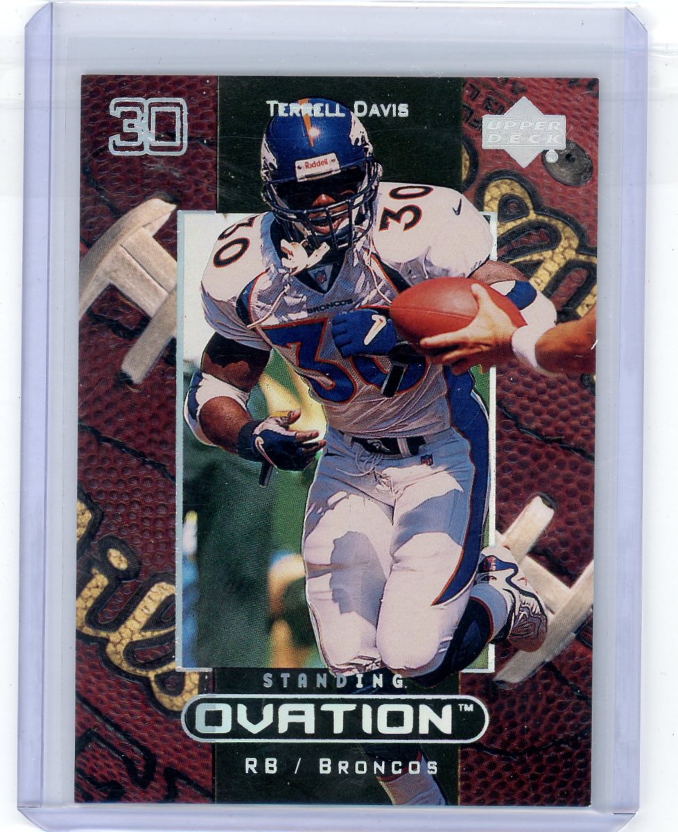 Terrell Davis 1999 Upper Deck Standing Ovation #'d 41/50