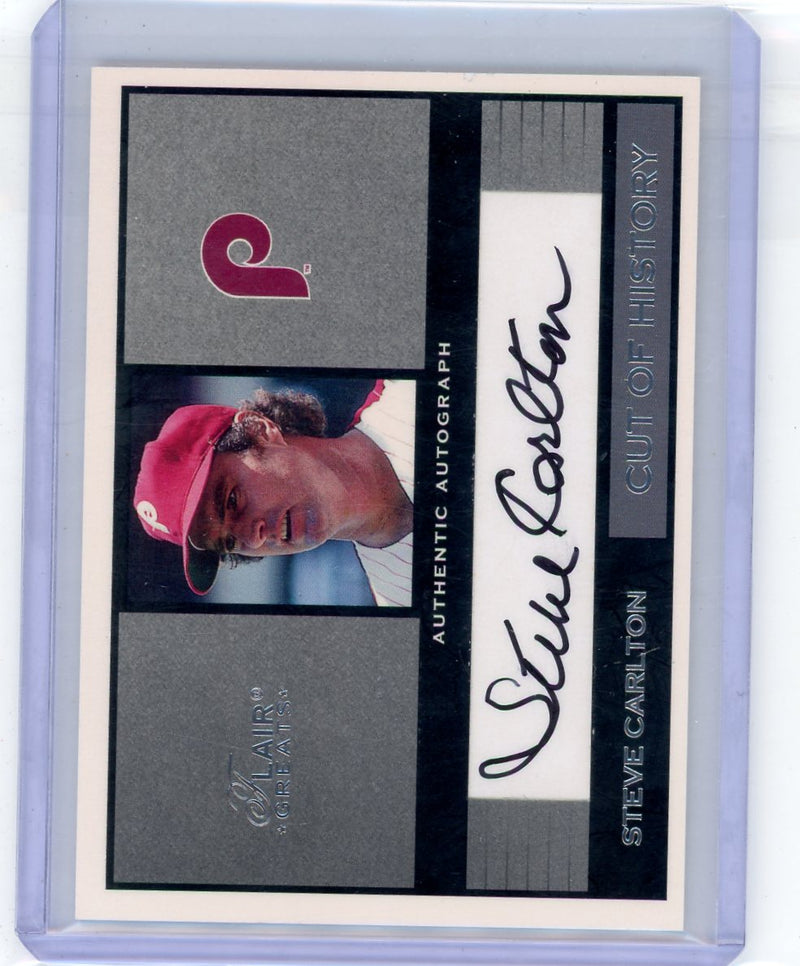 Steve Carlton 2003 Fleer Greats autograph 