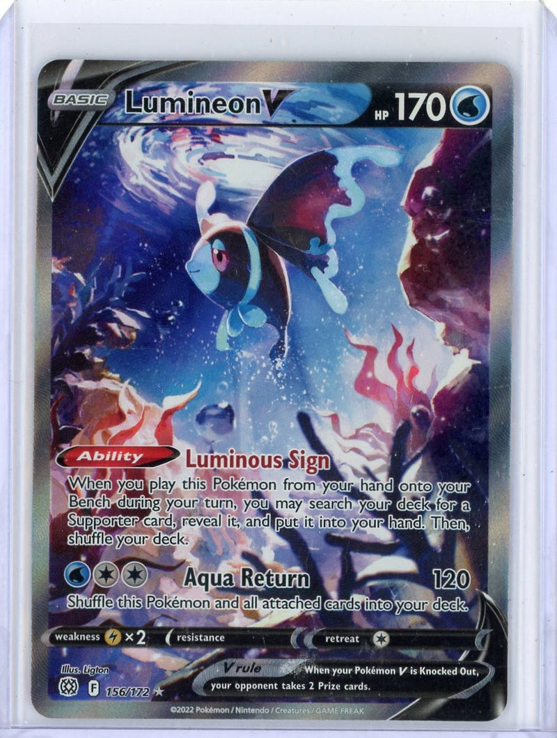 Lumineon V Full Art 2022 Pokemon Brilliant Stars