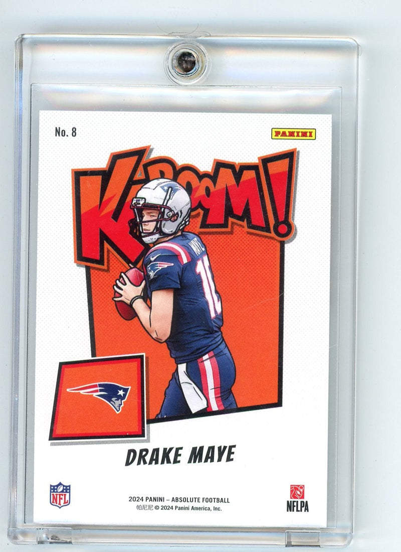 Drake Maye 2024 Absolute Football Horizontal Kaboom!