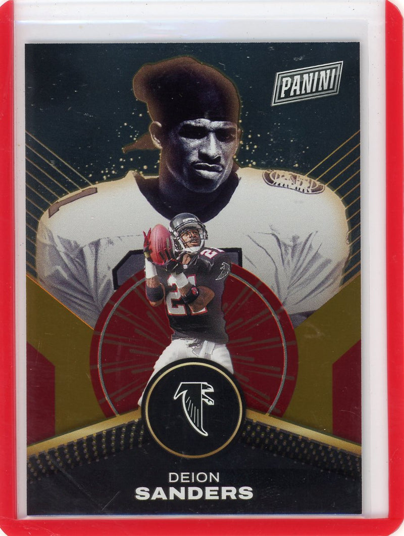 Deion Sanders 2024 Panini Player of the Day orange foil 