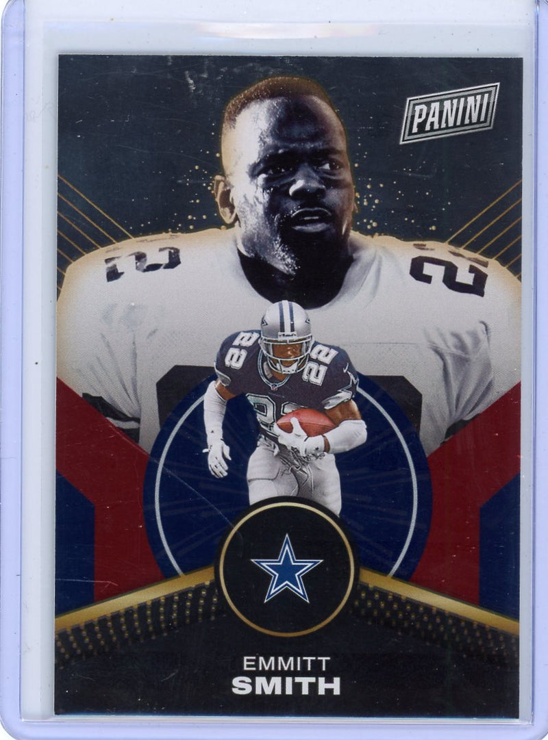 Emmitt Smith 2024 Panini Player of the Day red foil 