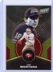 Joe Montana 2024 Panini Player of the Day gold foil #'d 08/10