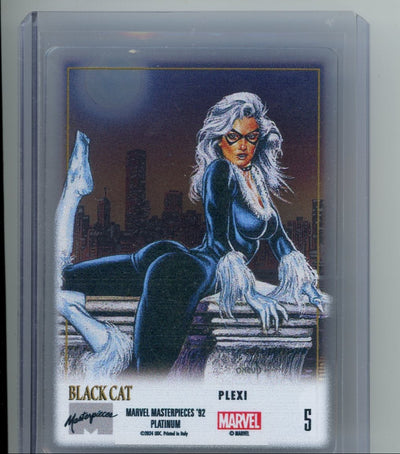 Black Cat 2024 Marvel Masterpieces '92 Platinum Plexi #5