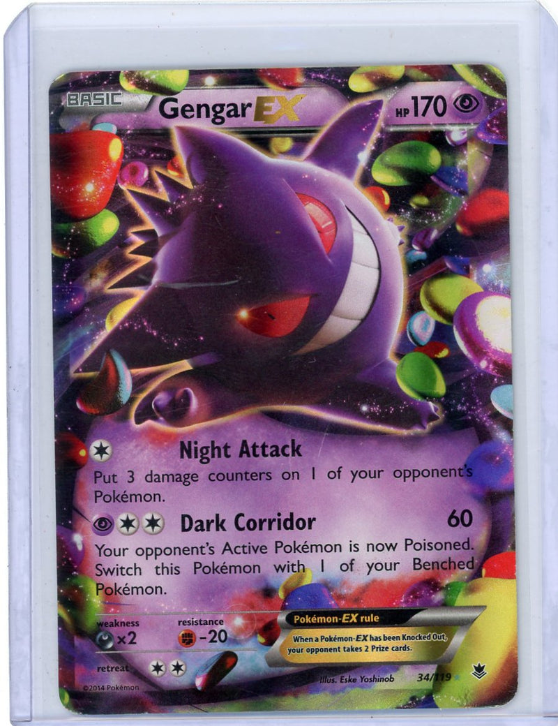 Gengar EX Pokémon Phantom Forces Ultra-Rare 