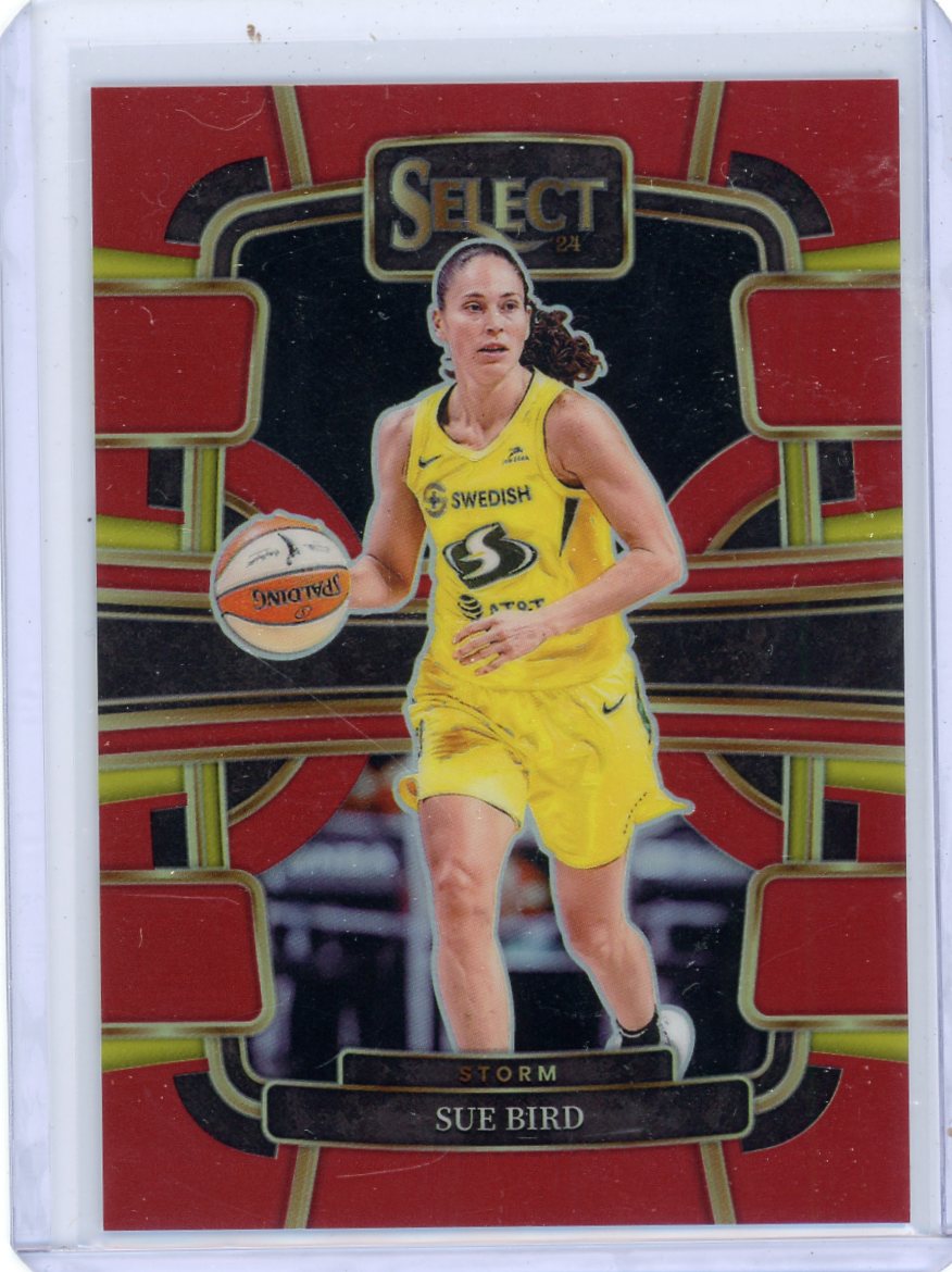 Sue Bird 2024 Panini Select WNBA red prizm #'d 062/149