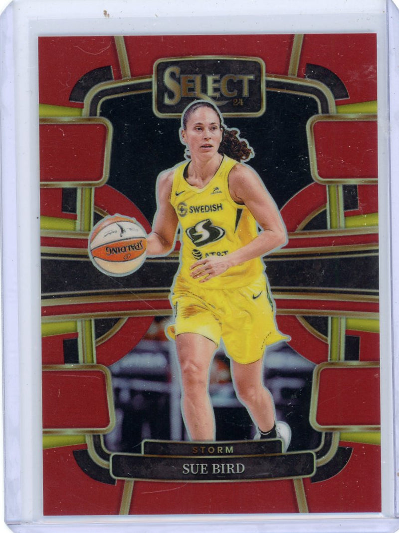 Sue Bird 2024 Panini Select WNBA red prizm 