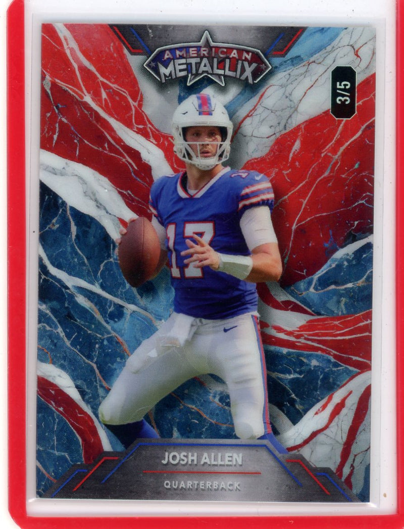 Josh Allen 2023 Wild Card American Metallix 