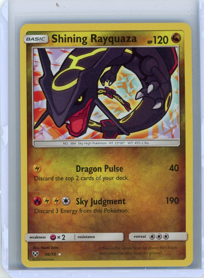 Shining Rayquaza Pokémon Shining Legends 