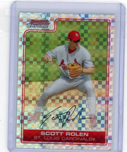 Scott Rolen 2006 Bowman Chrome X-Fractor #'d 182/250