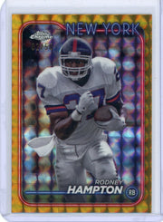 Rodney Hampton 2024 Topps Chrome geometric gold ref. #'d 02/50