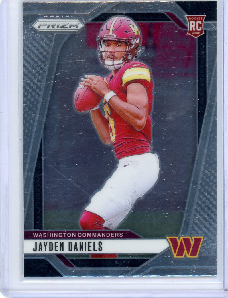 Jayden Daniels 2024 Panini Prizm rookie card