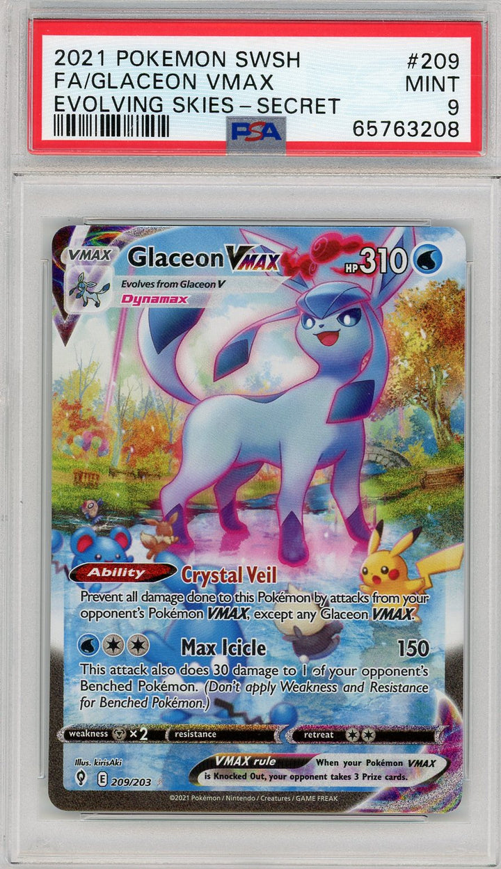 Pokemon Glaceon cheapest VMAX Alternate Art Secret