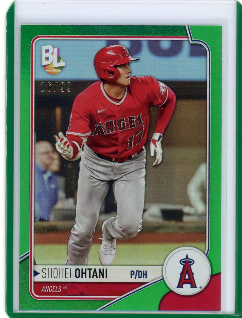 Shohei Ohtani 2023 Topps Big League green foil 