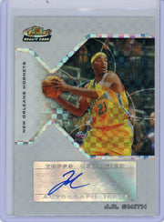 JR Smith 2005 Topps Finest X-Fractor autograph rookie card #'d 010/129