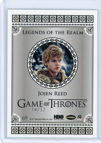 Jojen Reed 2024 Game of Thrones Legends of the Realm Case Topper #'d 10/12