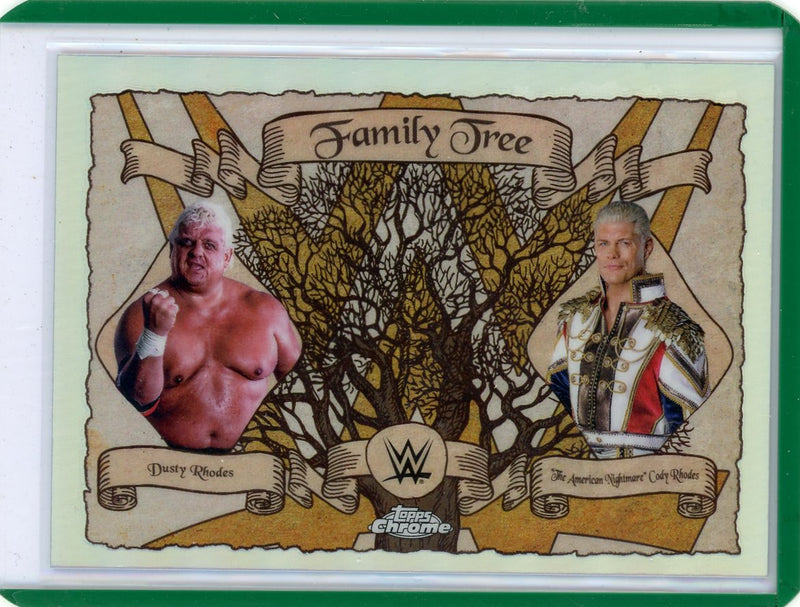 Cody Rhodes Dusty Rhodes 2025 Topps Chrome WWE Family Tree SP