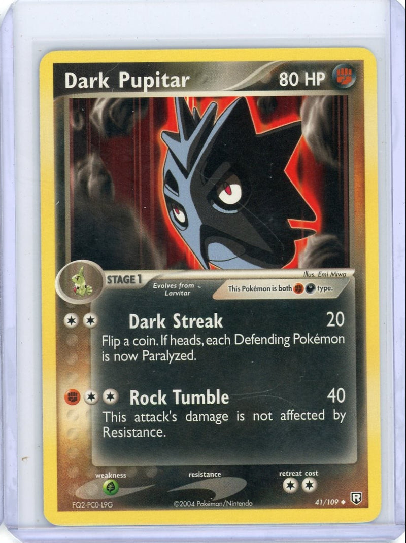 Dark Pupitar Pokémon Team Rocket Returns 