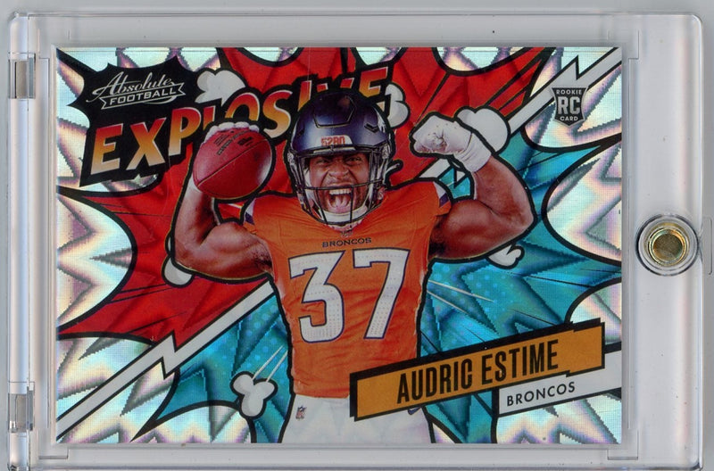 Audric Estime 2024 Panini Absolute Explosive SSP