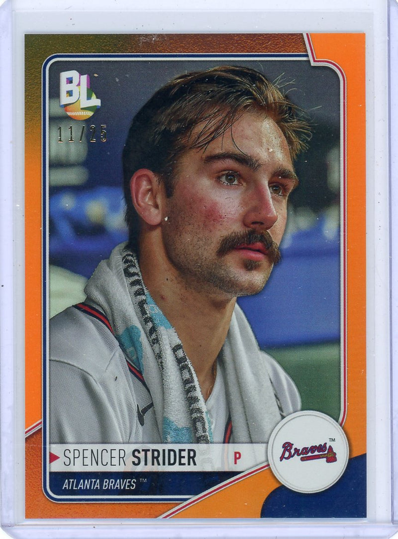 Spencer Strider 2023 Topps Big League orange foil 