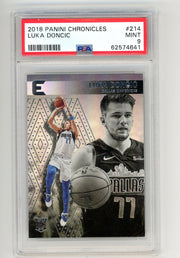 Luka Doncic 2018 Panini Chronicles rookie card #214 PSA 9