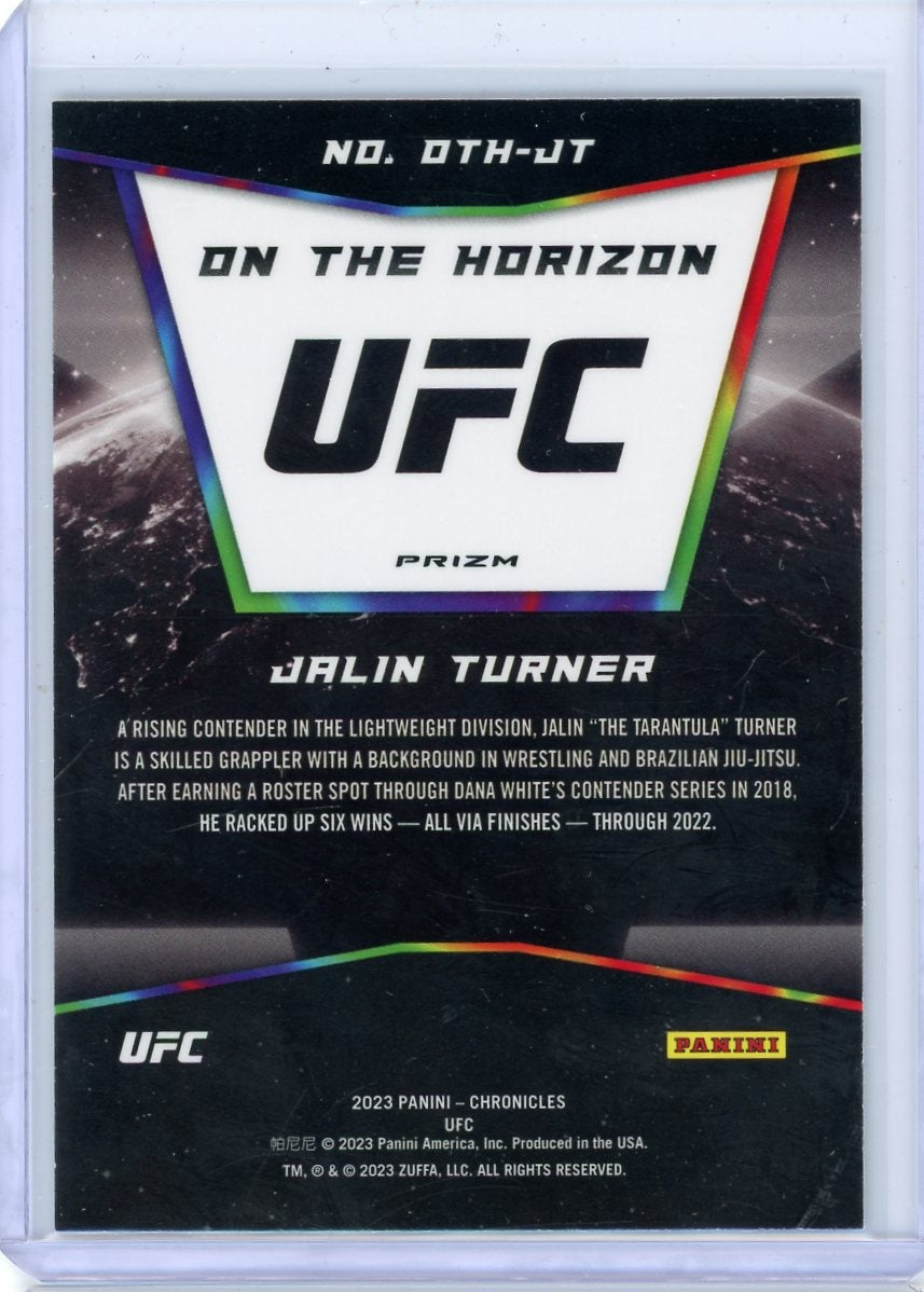 Jalin Turner 2023 Panini UFC Chronicles On the Horizon SSP
