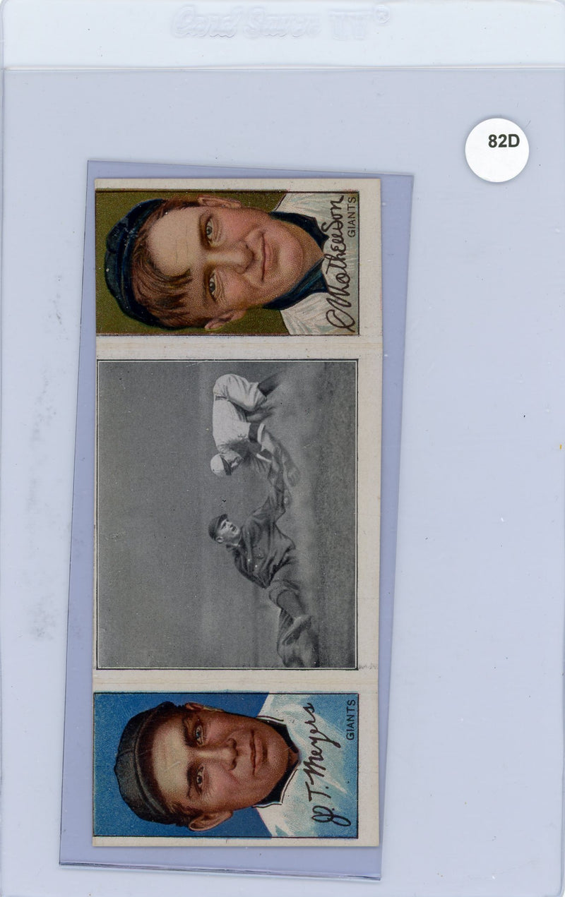 Christy Mathewson John T Meyers Hassan Cigarettes 