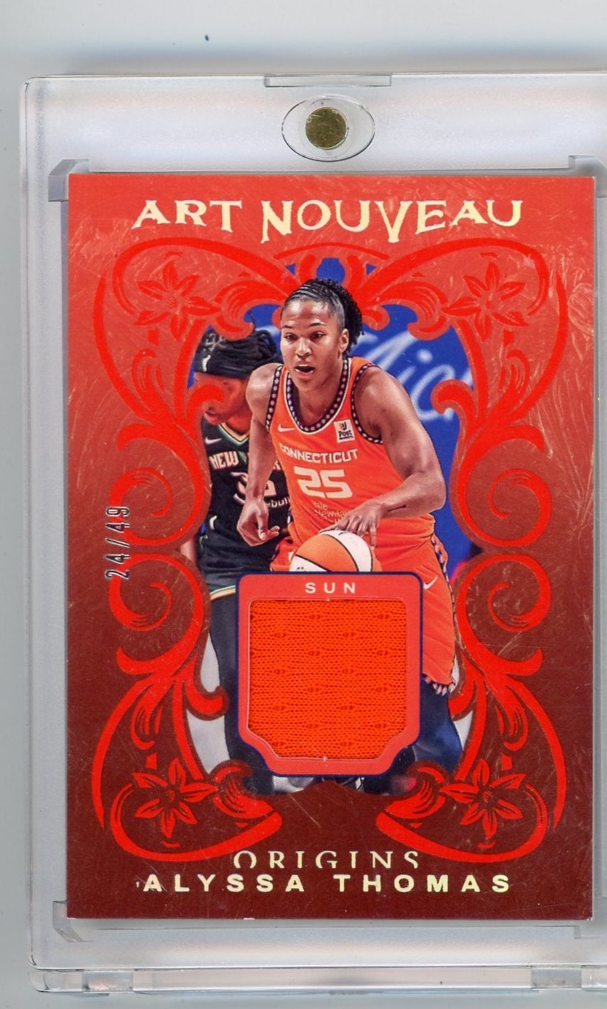 Alyssa Thomas 2024 Panini Origins WNBA Art Nouveau relic #'d 24/49