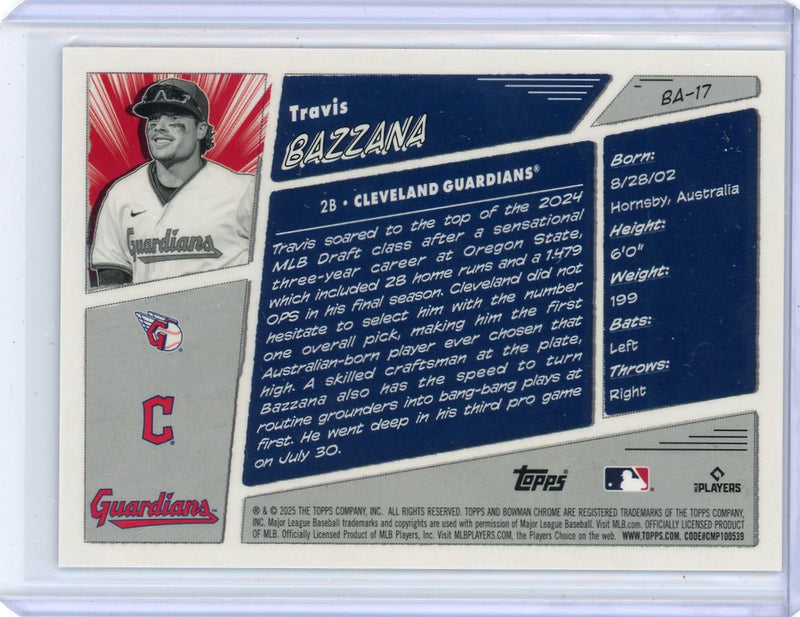 Travis Bazzana 2025 Bowman Anime 