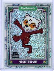 Perceptive Puma 2025 Topps Chrome VeeFriends shimmer refractor #'d 206/250