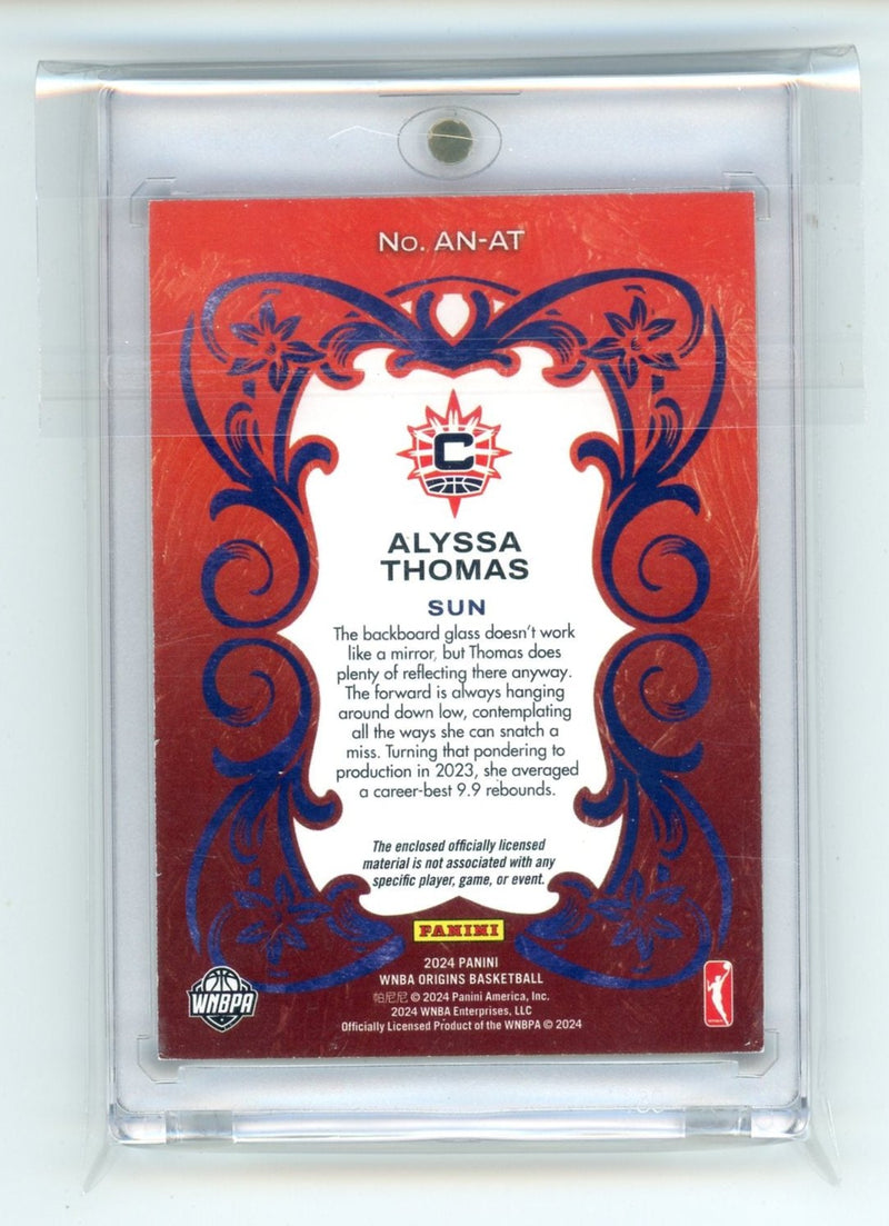 Alyssa Thomas 2024 Panini Origins WNBA Art Nouveau relic 