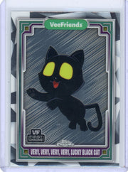 Very, Very, Very, Very Lucky Black Cat 2025 Topps Chrome VeeFriends Yellow Eyes