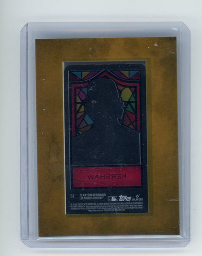 Clayton Kershaw 2024 Topps Allen & Ginter Framed Mini Stained Glass