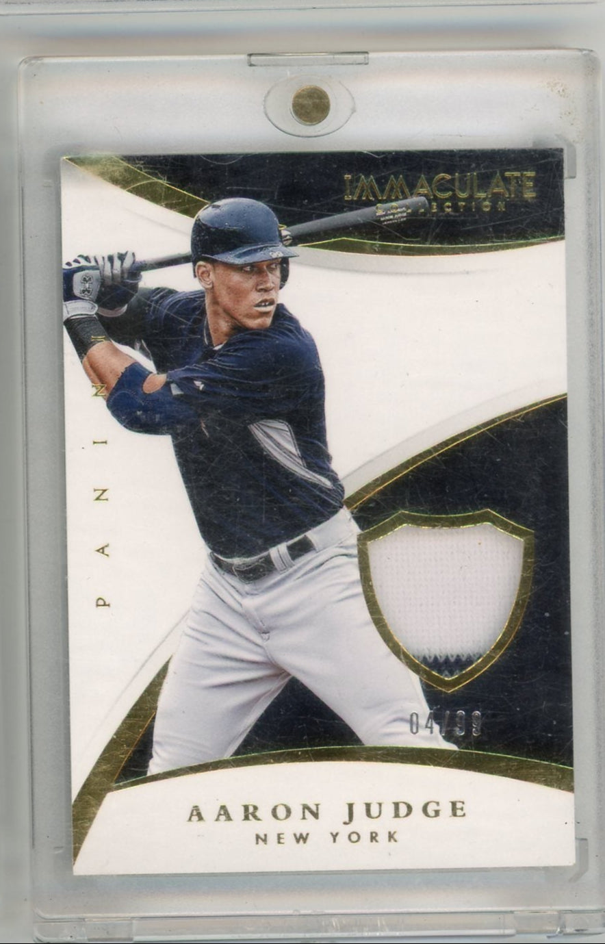 Aaron Judge 2015 Immaculate Patch #’d 04/99