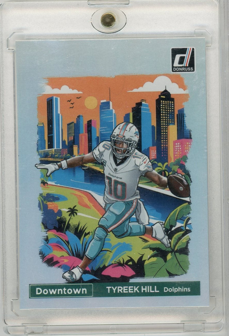 Tyreek Hill 2024 Panini Donruss Downtown SSP