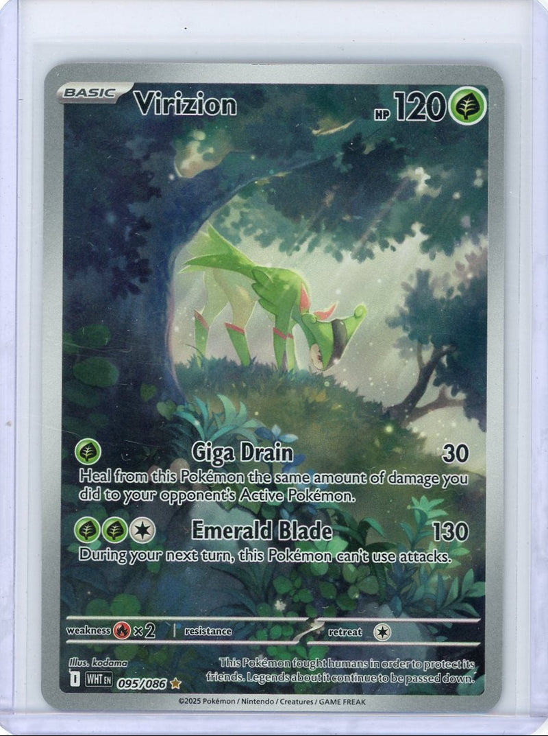 Virizion 2025 Pokemon White Flare Illustration rare 