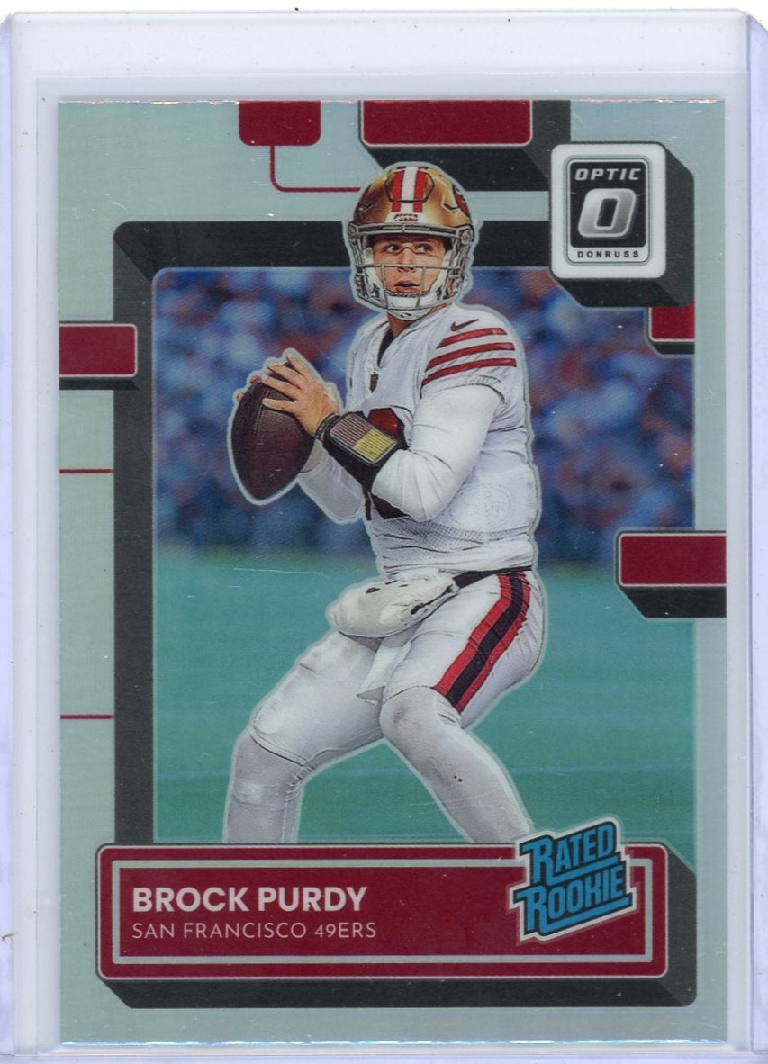 Brock Purdy 2022 Panini Donruss Optic Rated Rookie Holo