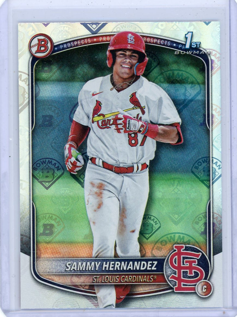 Sammy Hernandez 2025 1st Bowman Logo Foil