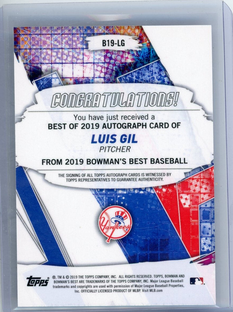 Luis Gil 2019 Bowman&
