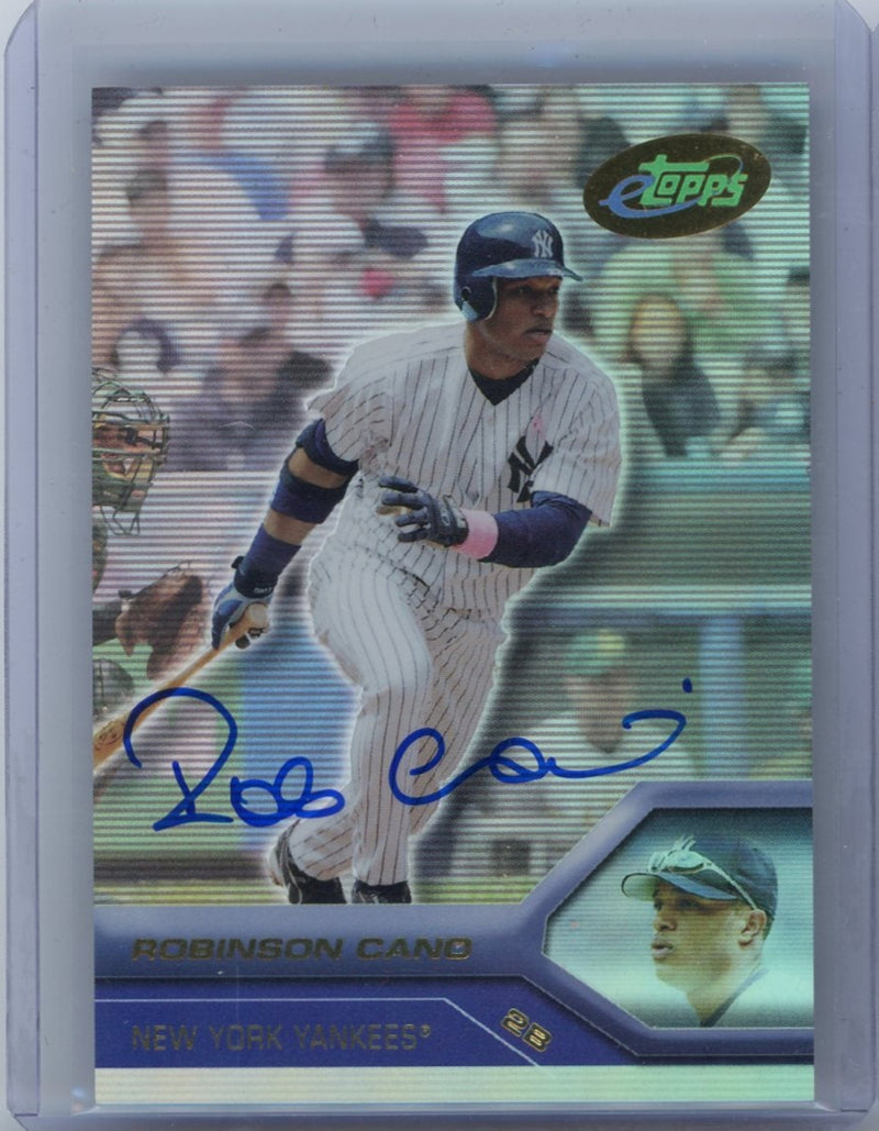 Robinson Cano 2005 E-Topps autograph