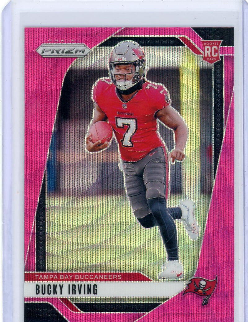 Bucky Irving 2024 Panini Pink Wave Prizm RC