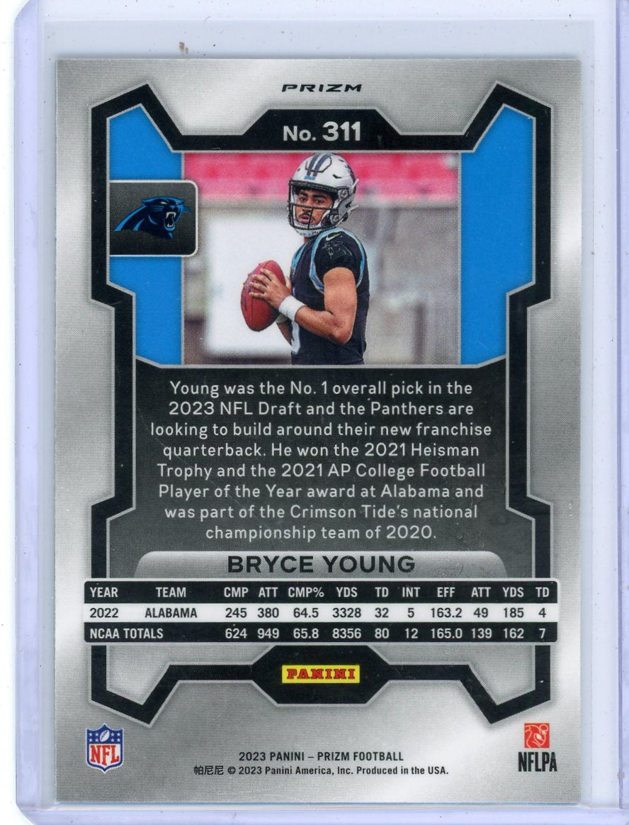 Bryce Young 2023 Panini Green Wave Prizm RC