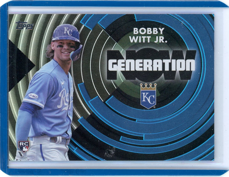 Bobby Witt Jr. 2022 Topps Generation Now rookie card black 