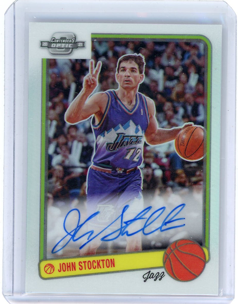 John Stockton 2020-21 Panini Contenders Optic &