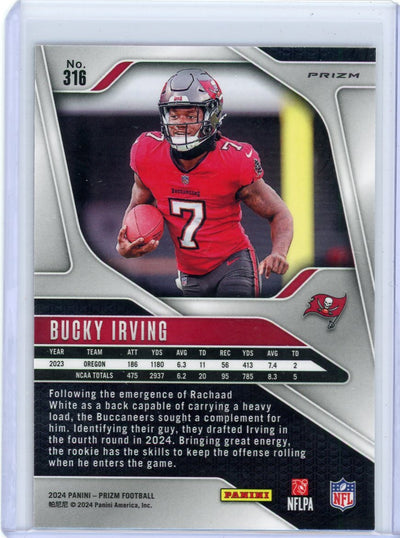 Bucky Irving 2024 Panini Pink Wave Prizm RC