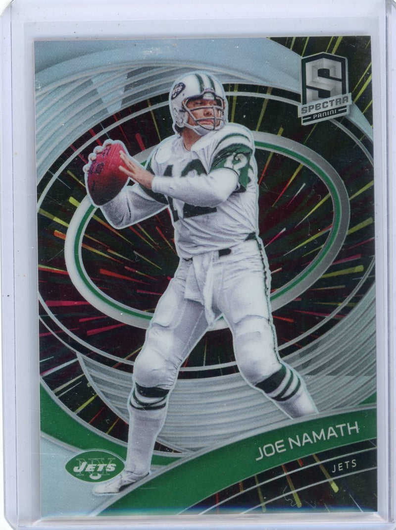 Joe Namath 2021 Panini Spectra hyper prizm 