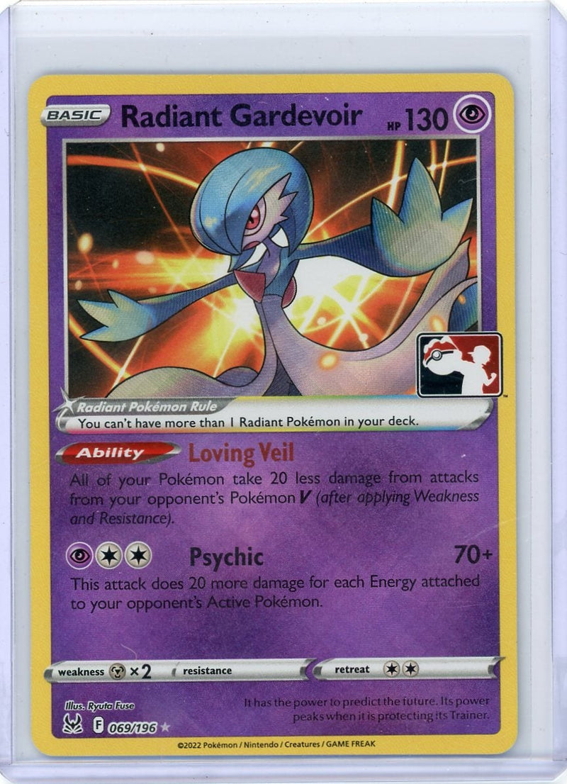 Radiant Gardevoir Pokémon Lost Origin Prize Pack Series 
