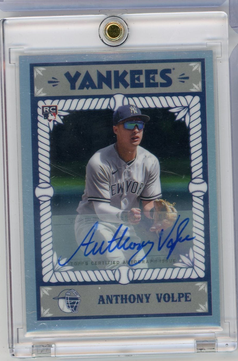 Anthony Volpe 2023 Bowman Chrome Ascencions Rookie Autograph 