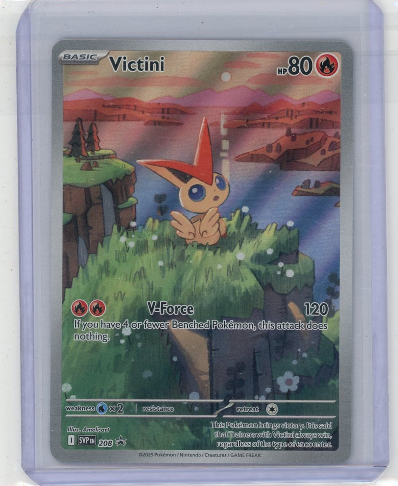 Victini Pokémon Illustration Rare Black Star Promo 